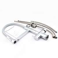 Robinet à ressort extractible de qualité haut de gamme 3 voies 4 voies refroidisseur d'eau robinets de purification robinet par osmose 5 voies mitigeur robinets de cuisine
