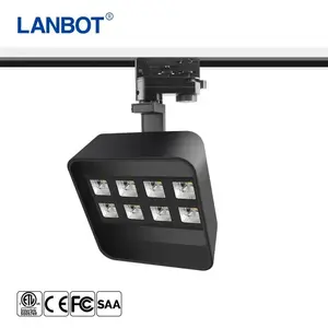 Hot Sale Track Lighting Square Track Light High Lumen LED Spot Light para Galeria Supermercado