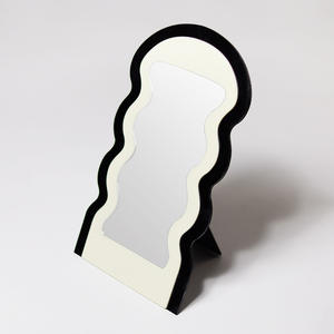 กระจกตั้งโต๊ะทรงคลื่นแบบด้านเดียว รุ่น HQ Mixed Proc Discount สำหรับตกแต่งห้องน้ำ ห้องนอน ทางเข้าบ้าน หรือใช้เป็นกระจกแต่งหน้า - Product Image 1