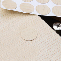 Cache-vis autocollants en PVC pour meubles, capuchons de protection pour vis, autocollants en bois, diamètres 12mm, 15mm, 21mm, 30mm - Vente chaude