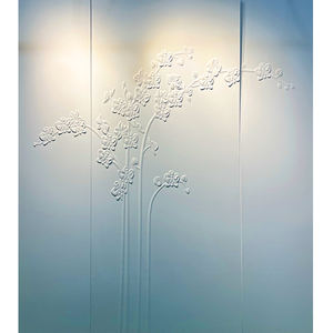 Modern klasik tasarım tarzı nakış kurulu özel 3D oyma işlemi için su geçirmez PVC arka plan duvar paneli oturma odası - Product Image 2