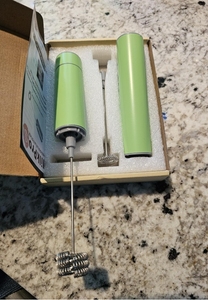 Batidor eléctrico de acero inoxidable para leche, café, oro, mezclador de espuma de mano, <span class=keywords><strong>Espumador</strong></span> recargable - Product Image 3