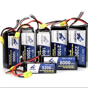 Haute qualité 1300mAh 1500mAh 1800mAh 2200mAh 2600mAh 3200mAh 6s Lipo batterie pour batterie de drone Fpv batterie