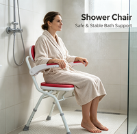 Chaise de douche en gros avec couleur personnalisée, chaise de sécurité pour salle de bain OEM ODM, échantillon disponible pour les distributeurs