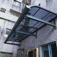 Auvent motorisé en aluminium imperméable pour terrasse, auvent de patio, parasol, abri solaire, auvent incurvé, gazebo durable, résistant au vent, pour balcon