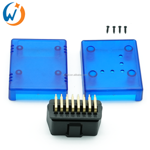 Obd2 alloggiamento perno piegato placcato oro maschio OBDII connettore Obd2 16Pin connettore con alloggiamento - Product Image 3