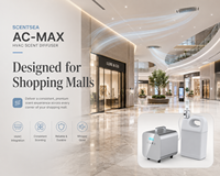 Diffuseur d'arômes commercial puissant de 10 000 mètres cubes, machine à arômes pour hall d'hôtel, grande surface, avec système HVAC, 48 W, 5 L