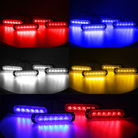Luz LED estroboscópica de emergencia para coche, lámpara de diodo de 12V para remolque, camión, 24 LED, inalámbrica