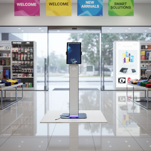 Terminal de Autoservicio WUXIN Totem de 21.5 Pulgadas con Windows, Máquina para Gestión de Filas y Emisión de Boletos Bancarios, Sistema de Pedidos de Comida de Autoservicio - Product Image 3