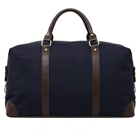 Bolsa de Lona Resistente y Fácil de Limpiar con Doble Cierre, Bolsa de Viaje Versátil para Fin de Semana, Equipaje para Negocios y Vacaciones