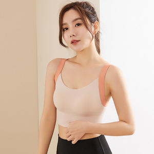 <span class=keywords><strong>Reggiseno</strong></span> sportivo sportivo leggero e traspirante da donna <span class=keywords><strong>non</strong></span> <span class=keywords><strong>imbottito</strong></span> da corsa stretto per il Design antiurto da donna - Product Image 3