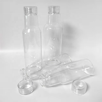 Nouvelle conception de bouteille en verre pour jus, boissons, café froid, lait, 16 oz, 27 oz, 32 oz, bouteille en verre à large ouverture, gobelet sportif