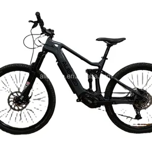 29R 9 Velocidad Aleacion De Aluminio全悬挂山地自行车Mtb Ebike以色列发动机自行车Gaea Ebike电池43V 14A