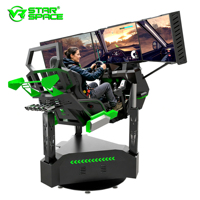 Simulateur de course Star VR Space Racing, simulateur de vol commercial, simulateur de jeu de course automobile 3+1 axes