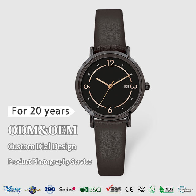 2025 Virtue Analog Display Minimalist Scale Hot Sale 3ATM Life Waterproof Factory Manufacturing Custom Watch for Women