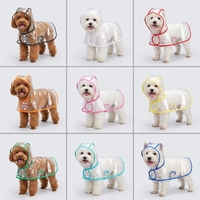 Imperméable Transparent Grande Taille pour Chien – Veste de Pluie Claire pour Animaux de Compagnie XS-8XL pour Golden Retriever et Labrador avec Large Bord de Capuche en EVA