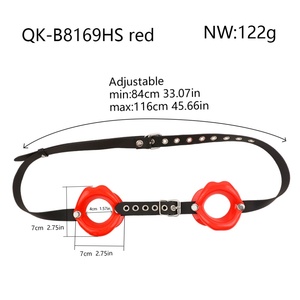QKKQ Sujetador Sexy con Forma de Labios Rojos, Cubrepezones, Lencería Erótica BDSM para Transmisión en Vivo para Mujeres - Product Image 3