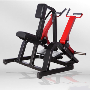 Equipo de gimnasio de fuerza de martillo cargado con placa de fila alta ISO-lateral comercial seguridad para ejercicio de brazos de culturismo en la espalda y el <span class=keywords><strong>pecho</strong></span> - Product Image 3