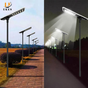 올인원 알루미늄 에너지 절약 태양 전지판 도로 램프 Ip65 방수 독립형 LED 통합 태양열 가로등 - Product Image 2