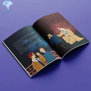 Custom Printing Services Softcover Hardcover Binding Printed Soft Cover Books