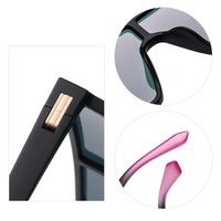 Gafas de Sol de Plástico para Mujer, TR90 Recicladas, Novedades 2024, Marca de Una Pieza, Gafas de Sol Polarizadas de Moda para Mujer, para Exteriores