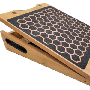 Youlike Tablero inclinado de madera Camilla de pantorrilla Tablero inclinado ajustable con alfombrilla antideslizante de panal - Product Image 2