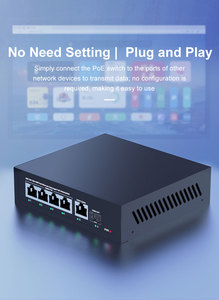 Offre Spéciale – Switch PoE Gigabit 6 Ports Économique 10/100/1000 Mbps 65W Non Géré pour Caméras IP et Sécurité CCTV - Product Image 4