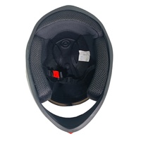 Casque de moto intégral en vente chaude, double visière HD, ventilation efficace pour le confort de la moto, doublure en coton, protection de la tête