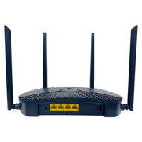 Router Inalámbrico AX3000 WiFi 6 OpenWrt, 1WAN+3LAN Gigabit, Mesh, VPN, Firewall, QoS, Antenas Externas Personalizadas