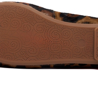 Ballerines à imprimé léopard pour femmes, chaussures Mary Jane à enfiler, semelle souple, bout rond, pour un usage décontracté