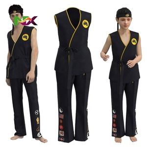 Disfraz de Karate de <span class=keywords><strong>Cobra</strong></span> Kai para Niños y Adultos, con Diadema Negra, de Daniel LaRusso y Johnny Lawrence, de la Película Karate Kid - Product Image 1