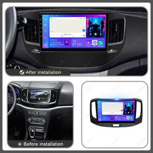 9 pouces tableau de bord Fascia panneau Installation plaque d'habillage UV noir voiture DVD cadre en plastique pour 2015-2018 CHERY COWIN E3 ARRIZO3 C3 <span class=keywords><strong>C3r</strong></span> - Product Image 4