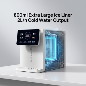 Distributeur d'eau intelligent LE-3 mural et de bureau |   Distributeur d'eau mural 800 ml, eau chaude et froide instantanée, purificateur OEM personnalisé Ice 3S - Product Image 3