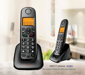 40 pièces Livraison rapide Téléphone sans fil DECT 1.8G Téléphone numérique sans fil avec haut-parleur et base unique pour la maison et le bureau - Product Image 2