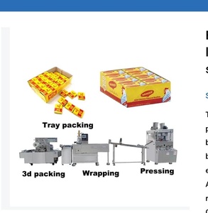 Machine de fabrication de cubes de bouillon 4g 10g Ligne de production de cubes d'assaisonnement Pressage + Emballage + Machines à film pour Maggie Jumbo <span class=keywords><strong>Knorr</strong></span> Onga - Product Image 1