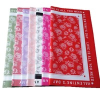 Papier d'emballage pour fleurs imperméable pour la Saint-Valentin, Jardin de beauté, épais et de haute qualité, pour bouquets de fleurs, emballage cadeau
