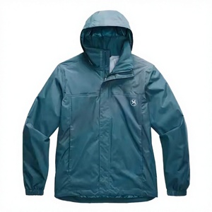Veste de Pluie Décontractée Imperméable d'Hiver pour Hommes, Coupe-Vent Respirante pour Randonnée, Col Montant, Fermeture Éclair Frontale, Service OEM - Product Image 3