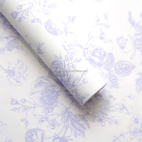 Papier d'emballage imperméable pour bouquet de fleurs fraîches-Emballage cadeau de mariage pour fleuriste