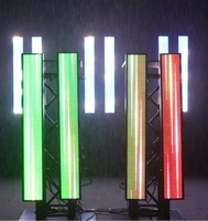 Barre de stroboscope LED à matrice d'atomisation électronique avec contrôle par segments de pixels, lumière stroboscopique de concert en aluminium connectable IP65