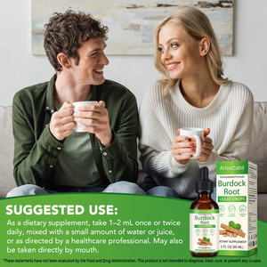 Tintura Líquida de Raiz de Bardana ArtoaLabs, Pacote de Marca Privada, Suplemento Herbal de Tintura de Raiz de Bardana - Product Image 2