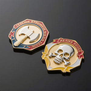 Challenge Coin Divers Ébauches de sublimation en métal antique personnalisé commémoratif à collectionner Challenge Silver Usa Challenge Coin - Product Image 4