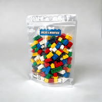 Bolsa de Plástico Personalizada de Polietileno PE PET Transparente Mate con Cierre Reutilizable para Juguetes y Herramientas