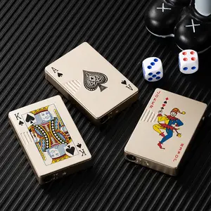 Creative Personality, New and Unique Banknote Verification Poker Lighters, Metal Oil Cigarettes CLASSIC Business Gifts Butane