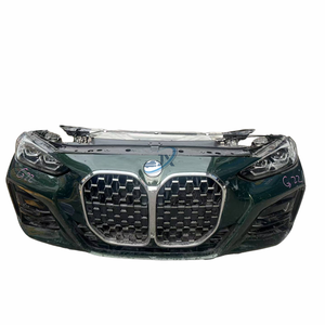 Kit carrosserie d'occasion de haute qualité pour <span class=keywords><strong>BMW</strong></span> Série 4 G22, comprenant pare-chocs avant avec calandre, ventilateur de radiateur, capteurs de stationnement et phares. - Product Image 1
