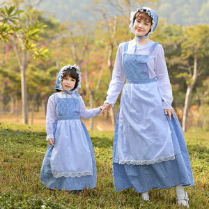 Costume de jeu XJ : Style paysanne française à carreaux, léger et frais, mode rurale - Product Image 3