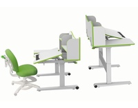 Bureau d'étude électrique réglable en hauteur, table pour enfants