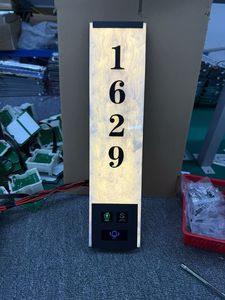 APCITL Verified Modern Slider Front Door <strong>Name</strong> Sign <strong>Plaques</strong> with <strong>House</strong> Number Options in Iron Aluminium Brass - Product Image 5