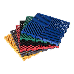 Revêtement <span class=keywords><strong>de</strong></span> sol en PP moderne à emboîtement antidérapant avec design graphique pour entrepôts et garages - Product Image 4