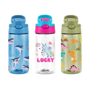 Bottiglia d'acqua per bambini in plastica Tritan promozionale all'ingrosso senza BPA per bambini
