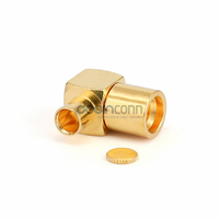 Cable Semirrígido para Microondas, DC-26.5GHz 40Ghz SMP GPO, Conectores de 90 Grados para Alta Frecuencia, para Cable Flexible
